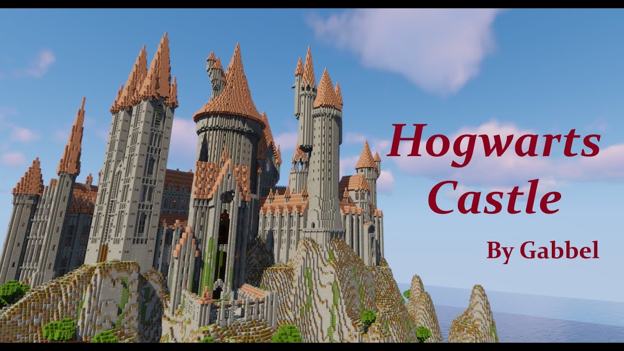 Hogwarts Castle in Minecraft- Trailer- Download Included