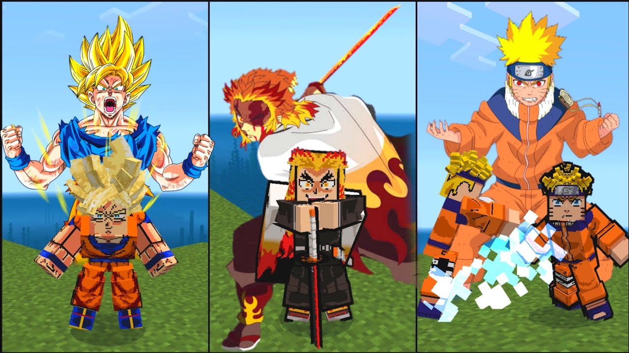 New Anime Battle Arena Addon/Mod For Minecraft PE! | Anime Craft (1.19.83)