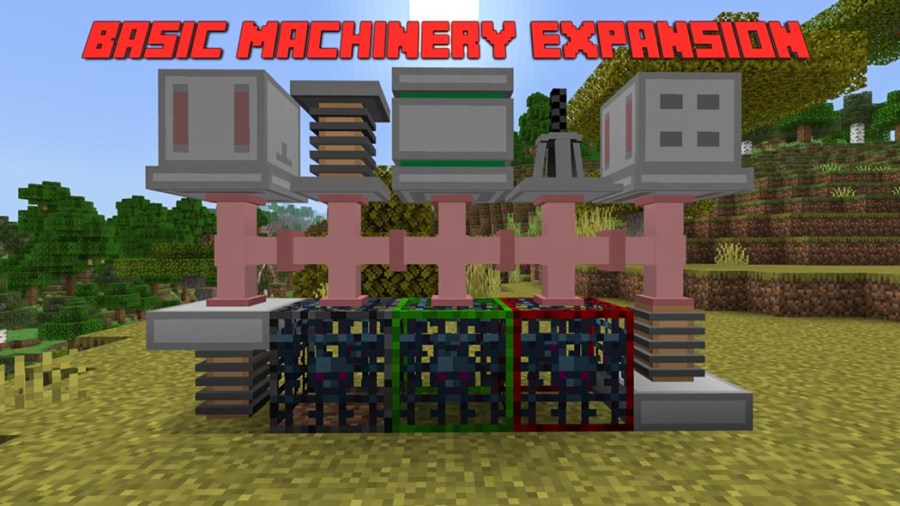 Basic Machinery Expansion - MCPE AddOns - Aadhu.com