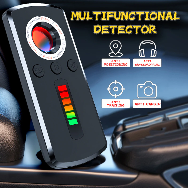 Anti spy tracker hidden camera detector wireless rf signal bug detector infrared gps search gadget automation alarm pk k68 k18