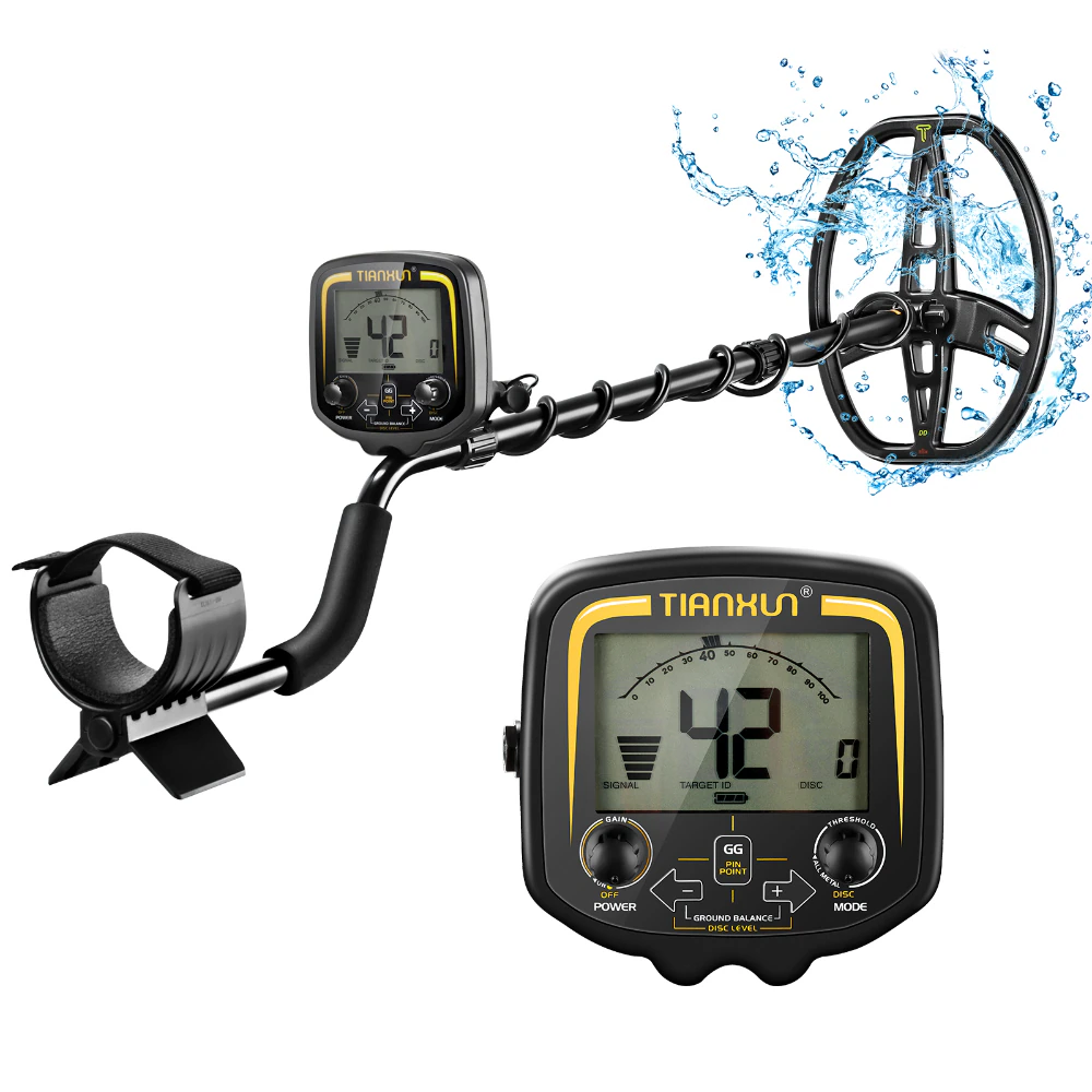 Metal detector underground professional depth 2. 5m search finder gold treasure hunter detecting pinpointer waterproof tx-850