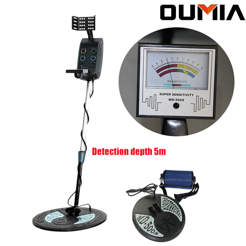 Metal detector professional two coils 5m underground detection tools/ equipment treasure hunter gold searching metal