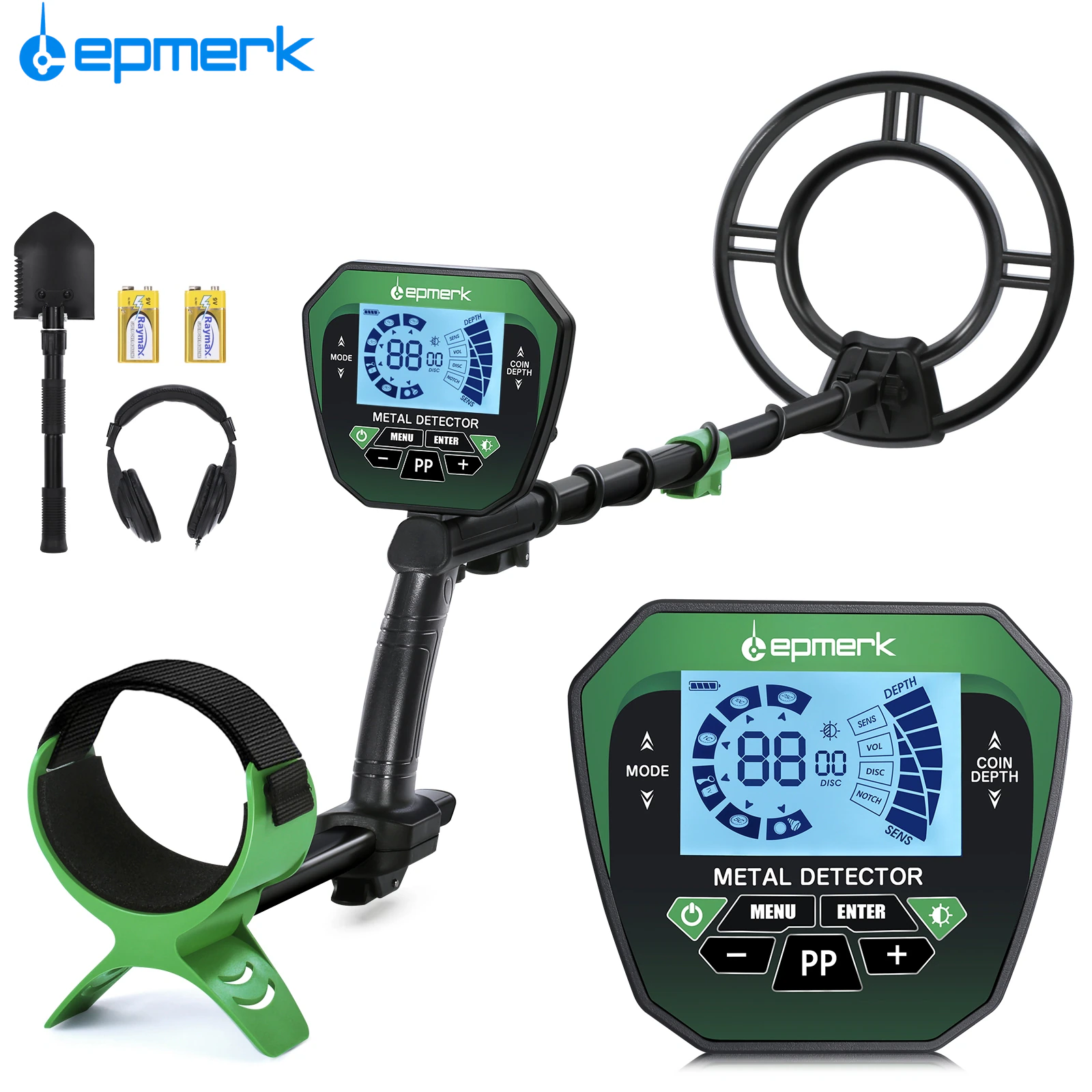 Underground metal detector 4 modes high sensitivity gold scanner treasure hunter waterproof search finder for kids adults