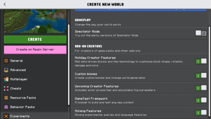 Bedrock gravity gun addon