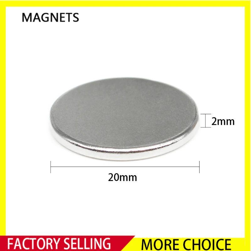 5/10/15/20/30/50/100pcs 20×2 mm round search magnet n35 permanent neodymium magnets disc 20x2mm rare earth magnet strong 20*2
