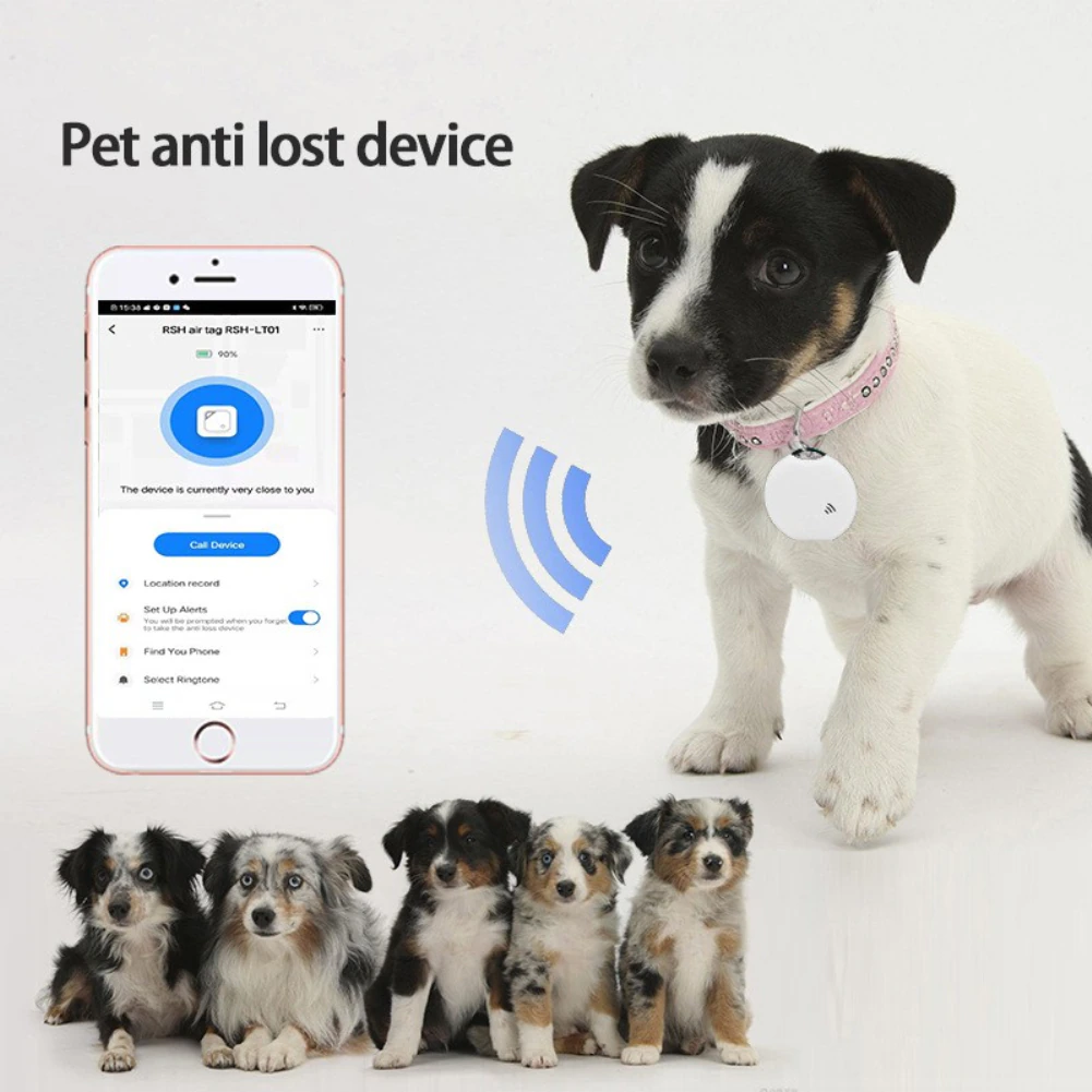 85db tuya smart tag keyfinder pet child tracker waterproof keychain tracker security protection two-way search smart