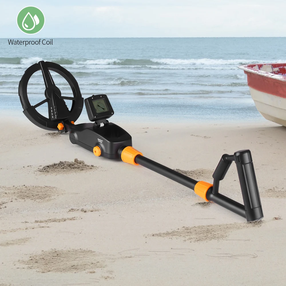 Md1008a metal detector gold professional pinpointer gold digger treasure hunter tracker seeker with waterproof search coil