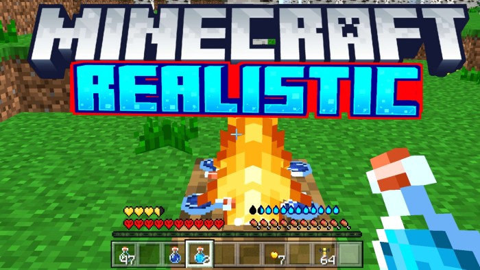 Bedrock realistic survival