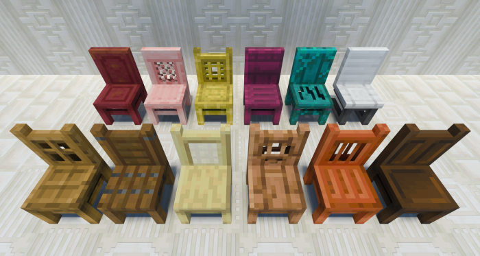Bedrock ✦ vanilla wooden chairs ✦