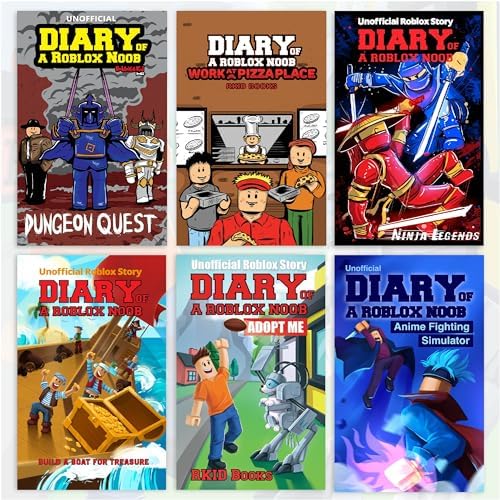 Robloxia Kid Diary Of A Roblox Noob (Part 2): 6 Books Set Video Game Adventure Stories - Independent &Amp; Unofficial Roblox Book Series For Boys &Amp; Girls 5 1706428784 199 robloxia kid diary of a roblox noob part 2 6
