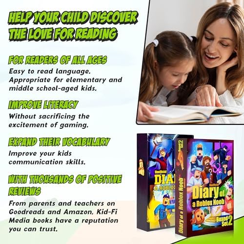 Robloxia Kid Diary Of A Roblox Noob (Part 2): 6 Books Set Video Game Adventure Stories - Independent &Amp; Unofficial Roblox Book Series For Boys &Amp; Girls 6 1706428784 391 robloxia kid diary of a roblox noob part 2 6