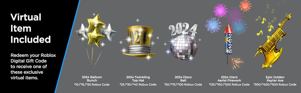 Roblox virtual items january 2024