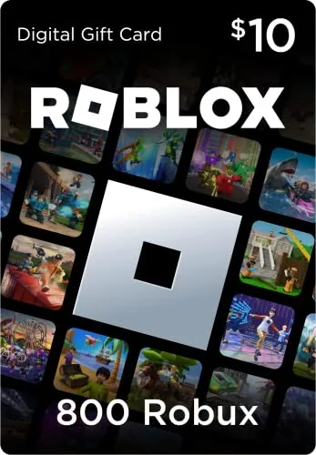 Roblox digital gift code for 800 robux [redeem worldwide – includes exclusive virtual item] [online game code]