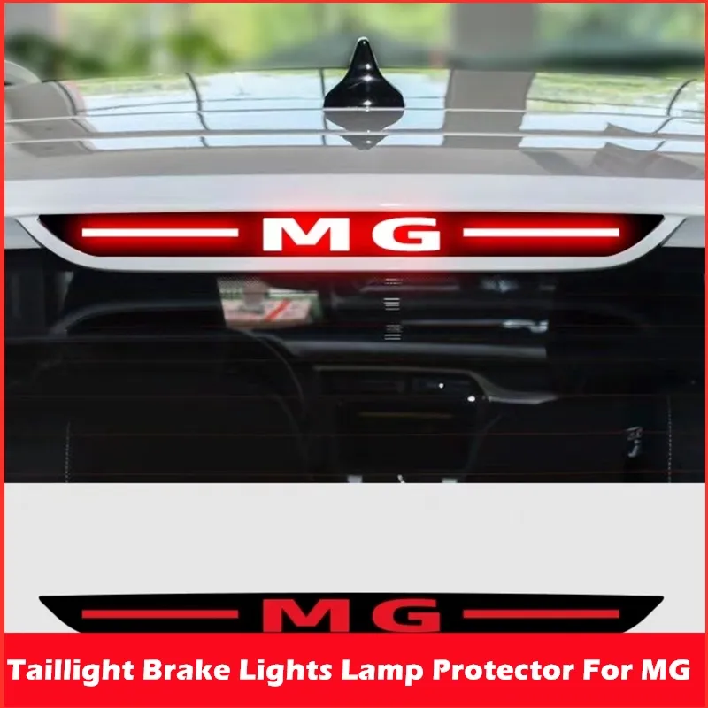 Car high brake light sticker compatible with mg zs hs mulan brake light trim rear stop brake lamp decals decorative