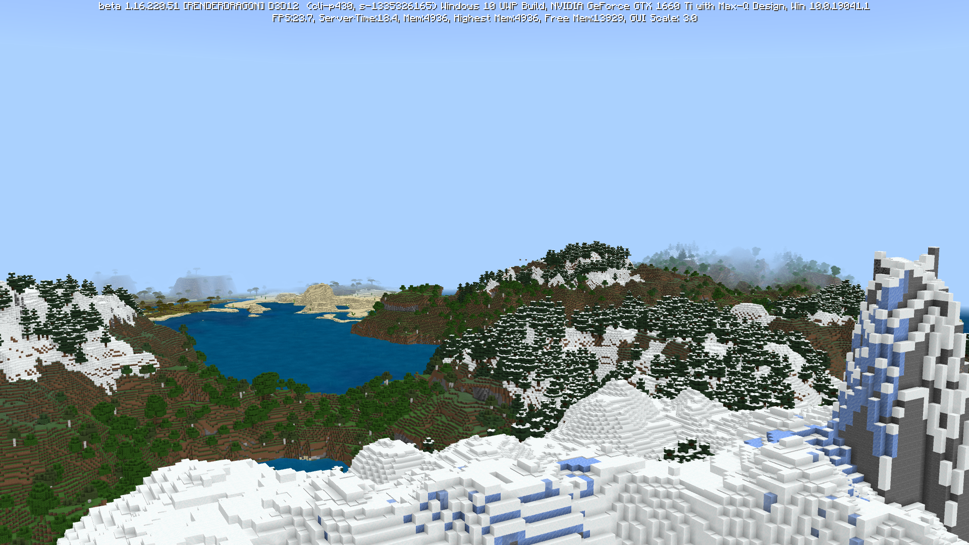 Epic Mountian with Valley Seed