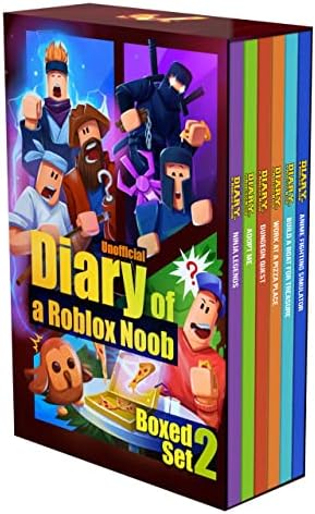 Robloxia Kid Diary Of A Roblox Noob (Part 2): 6 Books Set Video Game Adventure Stories - Independent &Amp; Unofficial Roblox Book Series For Boys &Amp; Girls 1 Robloxia kid diary of a roblox noob part 2 6