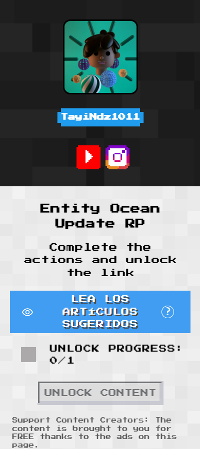 MCPE/Bedrock Entity Ocean Update - Aadhu.com