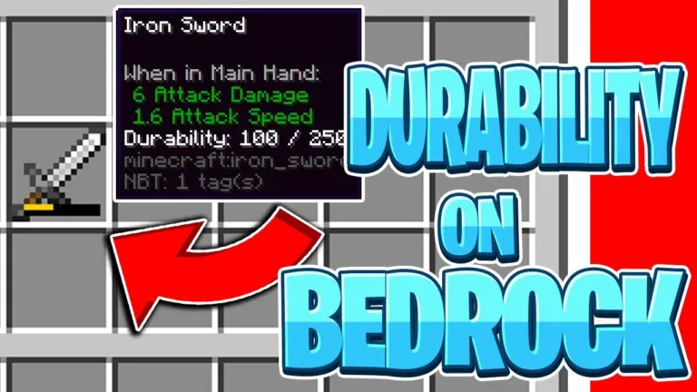 Durability viewer resource pack – mcpe/bedrock
