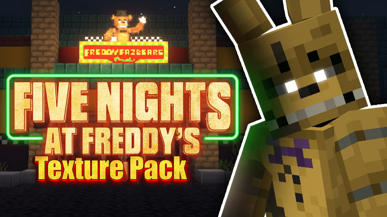 FNAF Texture Pack (1.20, 1.19) – MCPE/Bedrock