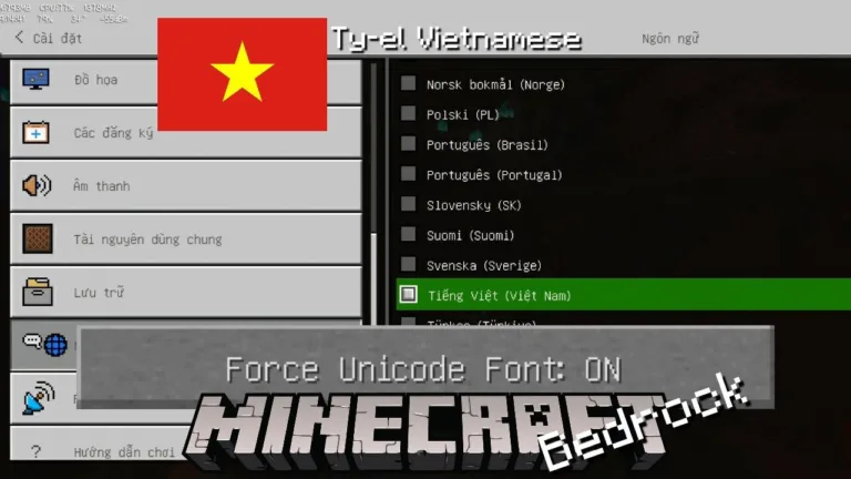 The ty-el’s vietnamese language pack (1. 20, 1. 19) – minecraft pe tiếng việt