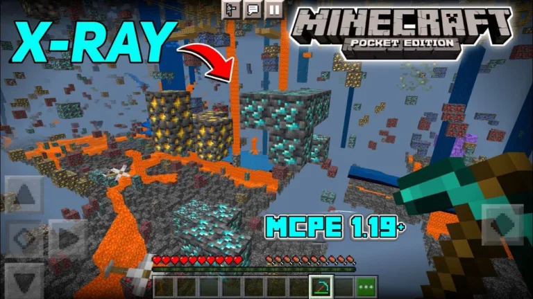 X-ray texture pack (1. 20, 1. 19) for mcpe/bedrock with outline