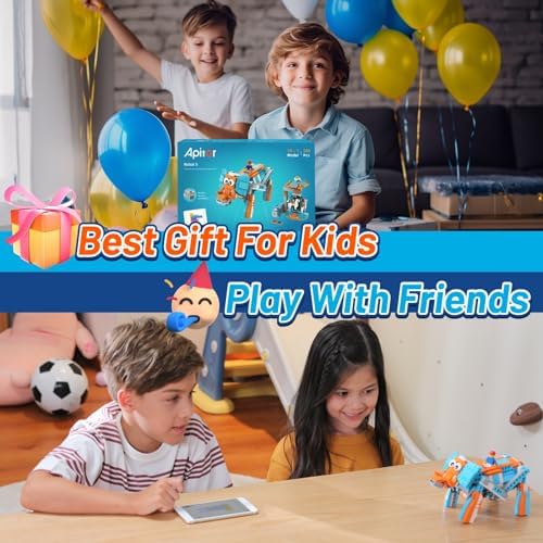 Apitor 10 In 1 STEM Robot Building Kit, Upgrade App Remote Control ...
