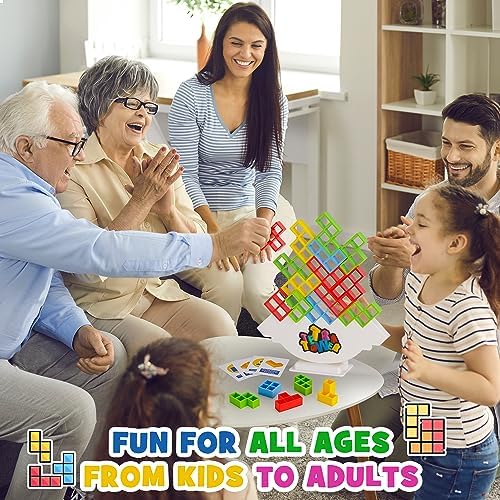 1710721537 744 wownova 48pcs tetra tower fun balance stacking building blocks board