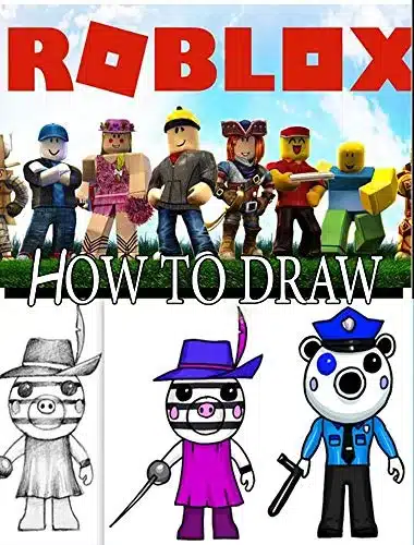 How to draw roblox characters : step-by-step drawings for kids and people!
