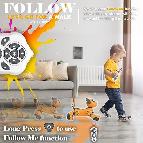 Vatos Robot Dog Toy For Kids, Voice &Amp; 2.4Ghz Remote Control Robot Pet With Interactive Touch Sensors, Over 20+ Responses, Program Mode, Robotic Puppy Toy For Kids Boys &Amp; Girls 5 1713476760 85 vatos robot dog toy for kids voice 24ghz remote