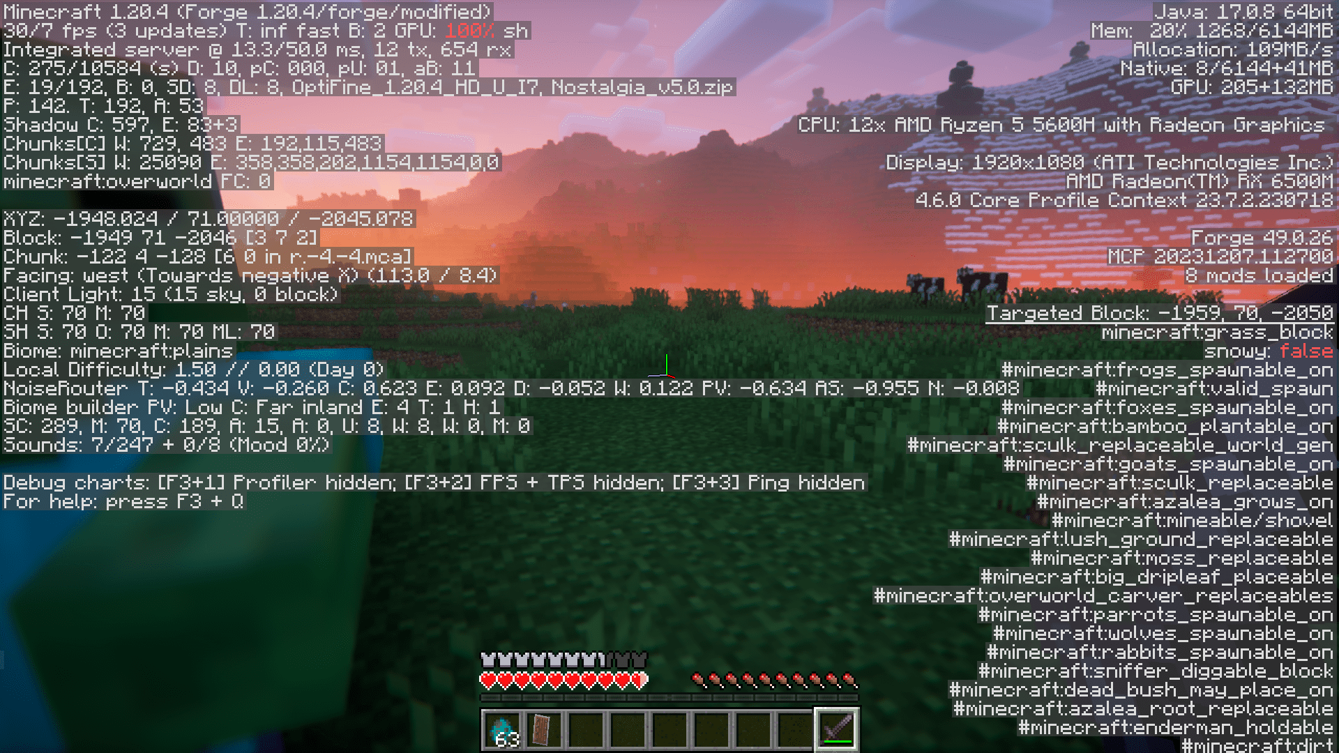 Harder Farther Core Mod (1.20.4, 1.20.1) – Distance Based Difficulty 35 1714395827 315 harder farther core mod 1204 1201 – distance based difficulty