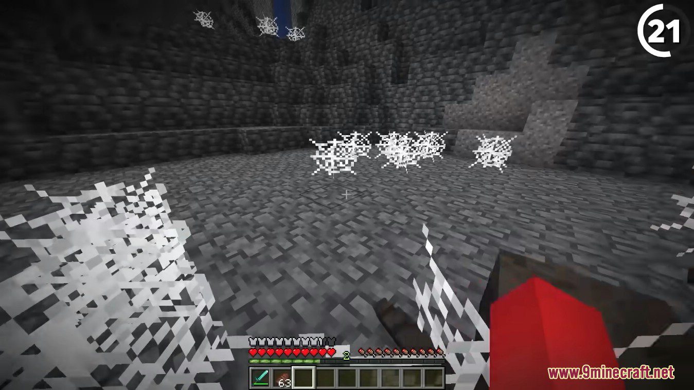 Spiders Produce Webs Mod (1.20.5, 1.20.1) – Slow Down Player 41 1714424871 919 spiders produce webs mod 1205 1201 – slow down player