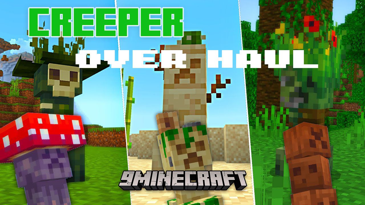 Creeper Overhaul Addon (1.20, 1.19) – MCPE/Bedrock Mod - Aadhu.com