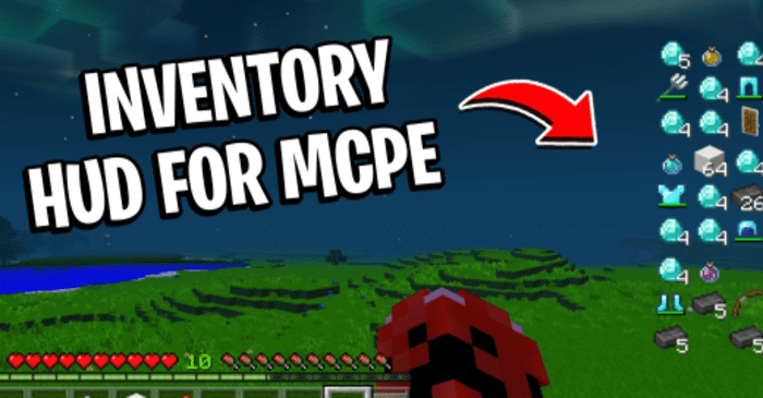 Inventory HUD Texture Pack (1.20, 1.19) – MCPE/Bedrock