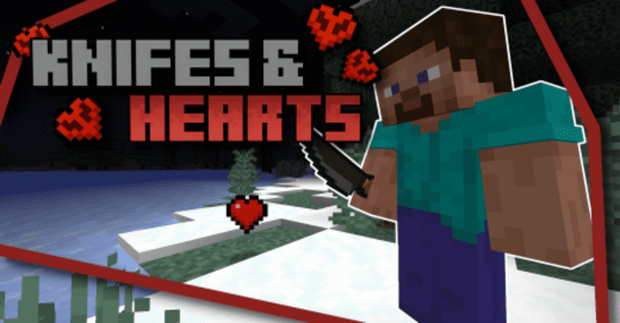 Knifes And Hearts Addon (1.20) – MCPE/Bedrock Mod Knifes And Hearts Addon (1.20) – MCPE/Bedrock Mod