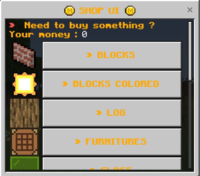 Shop UI Addon (1.20, 1.19) – MCPE/Bedrock Mod - Aadhu.com