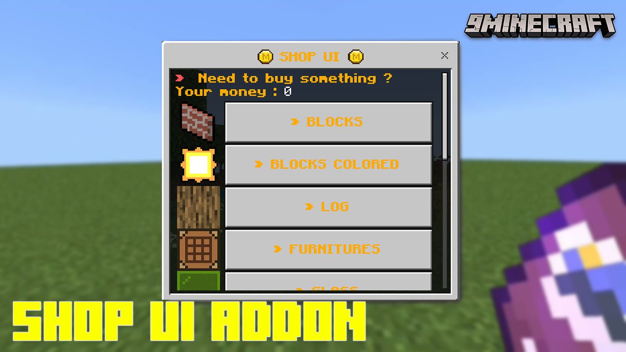 Shop UI Addon (1.20, 1.19) – MCPE/Bedrock Mod - Aadhu.com