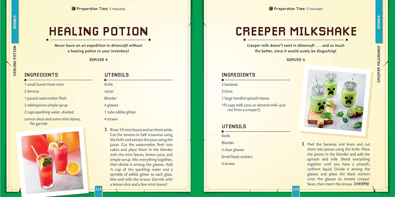 The Unofficial Minecraft Cookbook: 30 Recipes Inspired By Your Favorite ...