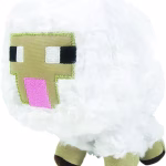 Minecraft baby sheep plush toy – soft, yellow stuffed animal figure, 5. 5″ tall, ages 12+ months