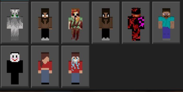 Creepypastas Skin Pack (1.20, 1.19) - Mcpe/Bedrock 117 1728701536 743 creepypastas skin pack 120 119 mcpebedrock