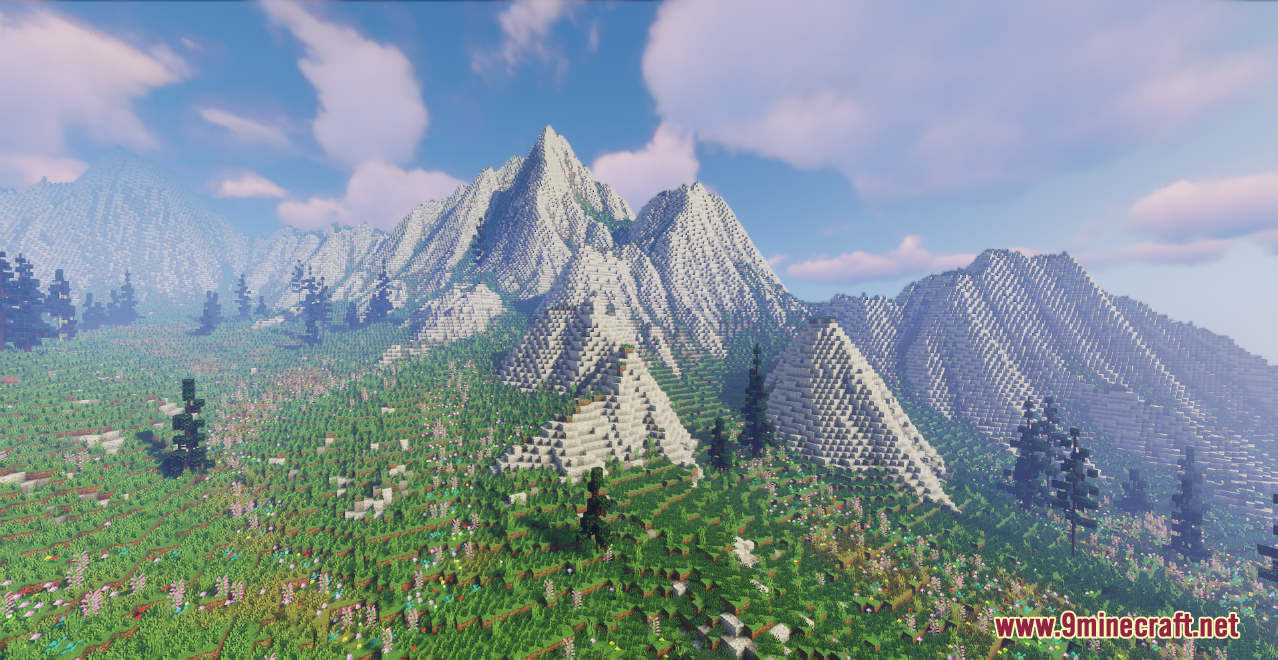 Mountain Valley Meadow Map (1.21.1, 1.20.1) - Ultra-Realistic Terrain ...