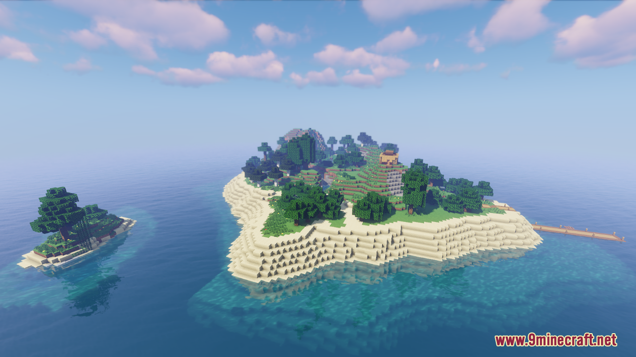 Ender Island Map (1.21.1, 1.20.1) - Survival Island Adventure - Aadhu.com