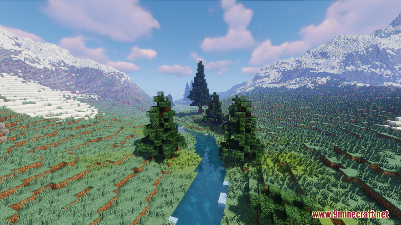 Couleurs Map (1.21.1, 1.20.1) - Colorful Survival Landscape - Aadhu.com