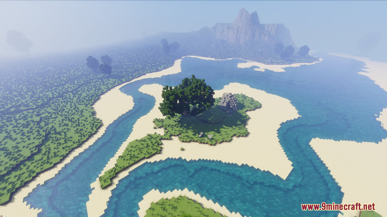 Couleurs Map (1.21.1, 1.20.1) - Colorful Survival Landscape - Aadhu.com