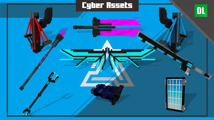 1729234915 226 cyber craft texture pack 121 120 3d pack for