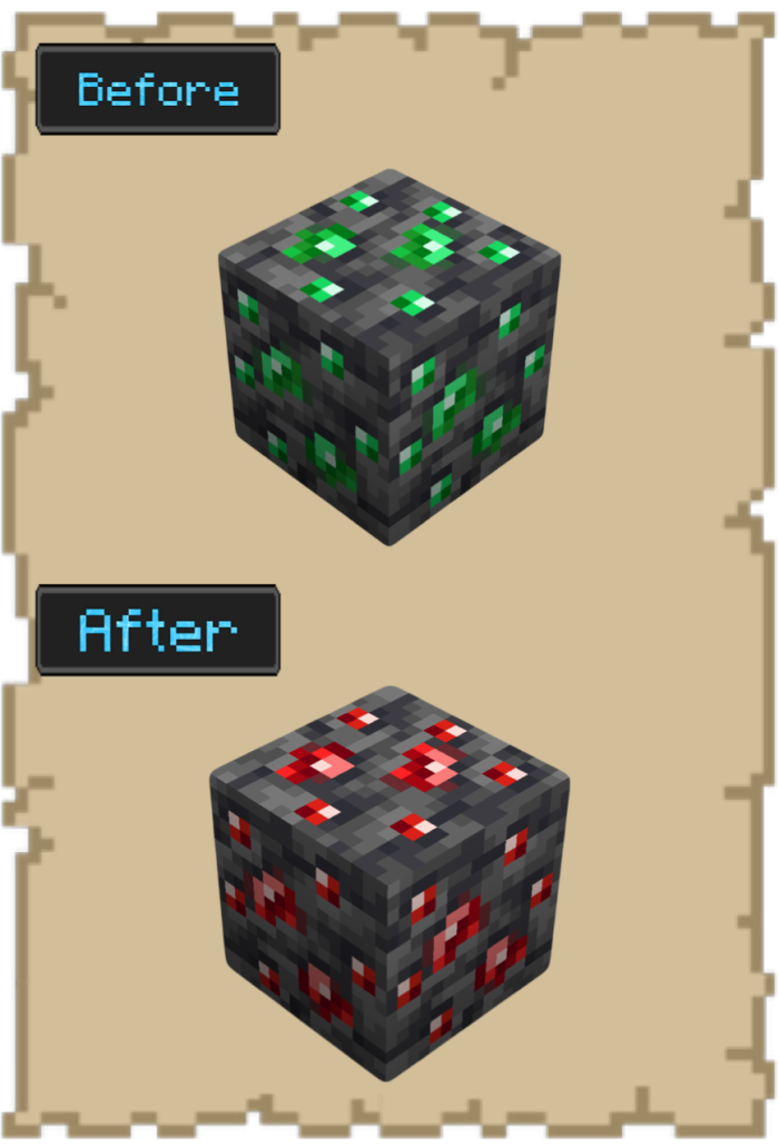1729365825 802 emerald to ruby texture pack 121 120 mcpebedrock