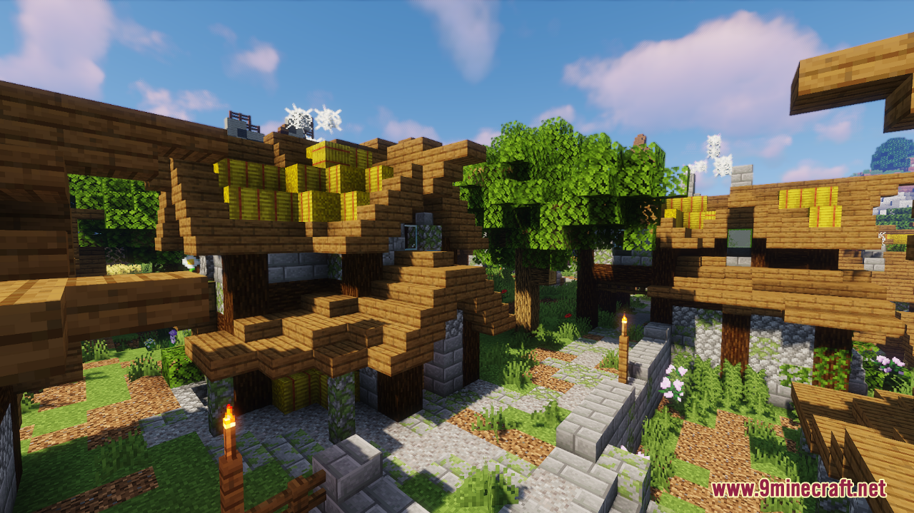 Epic Medieval Town Map (1.21.1, 1.20.1) - Ideal Survival Village ...