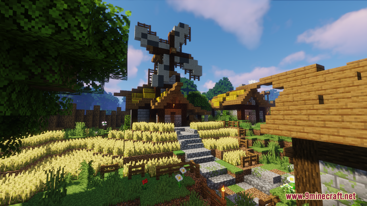 Epic Medieval Town Map (1.21.1, 1.20.1) - Ideal Survival Village ...