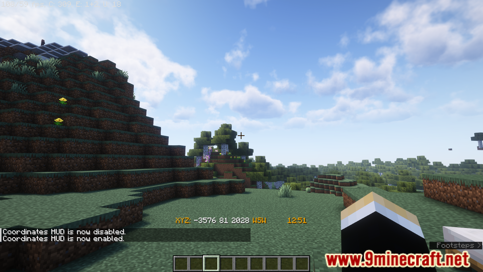 Coordinates HUD Plugin (1.16.5, 1.12.2) - Coordinates Direction And ...