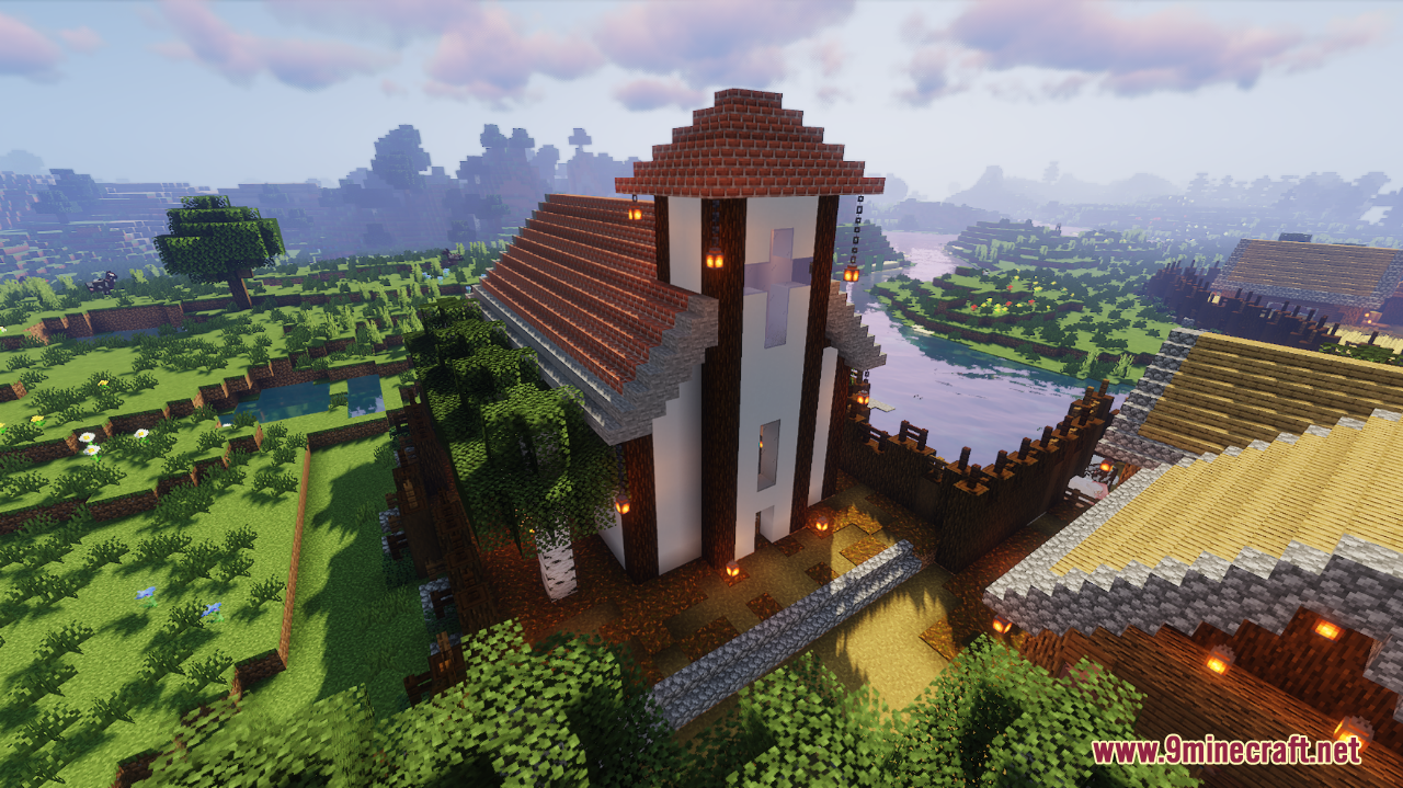 The Castle & Village Town Map (1.21.2, 1.20.1) - Journey To Medieval ...