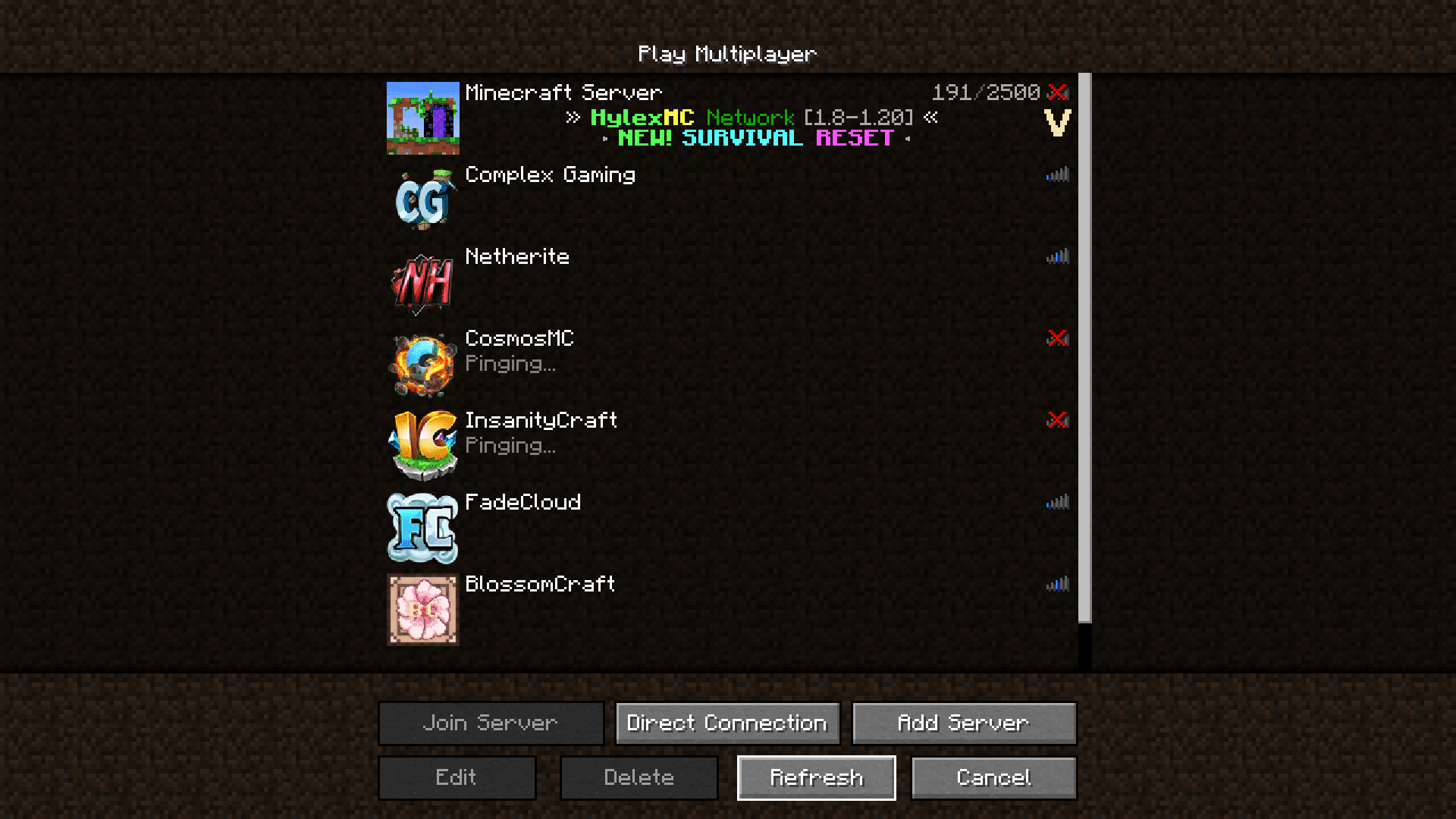 Server Pinger Fixer Mod (1.21.3, 1.20.1) - Improves Server Pinging ...